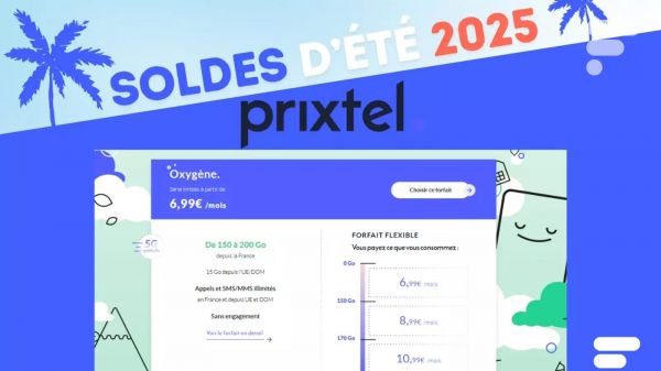 Voici le bon forfait 5G pas cher des soldes : 150 Go pour moins de 7 €/mois, et c'est évolutif en fonction de votre consommation