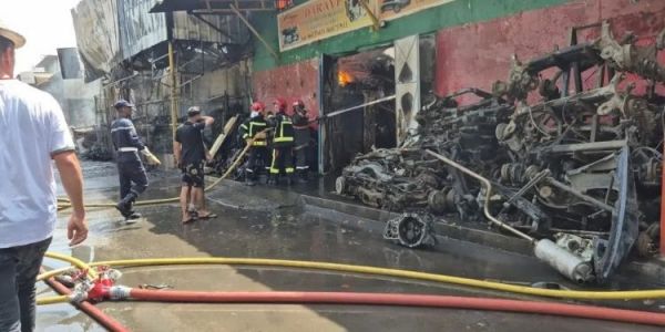 Incendie majeur à la feraille Salmia de Casablanca