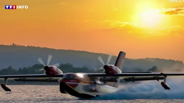 Incendies : le Frégate-F100 d'Hynaero, futur remplaçant du Canadair ? | TF1 INFO