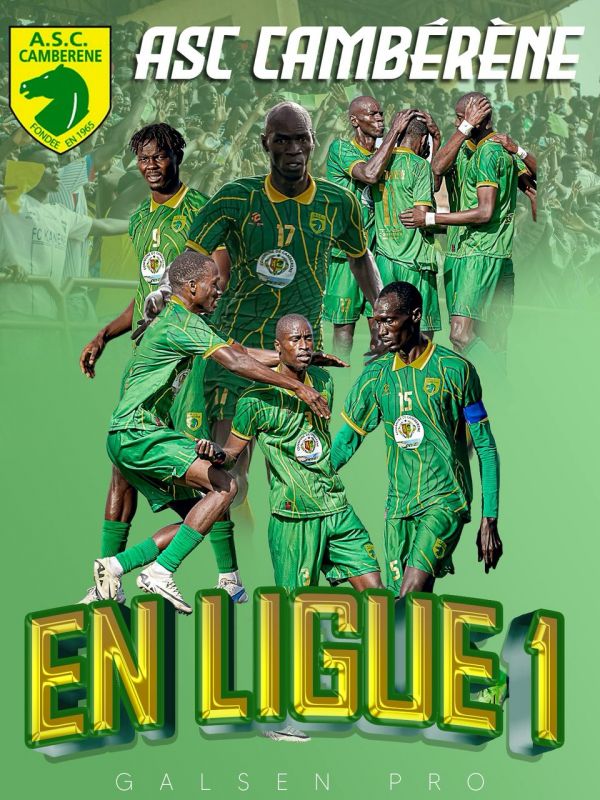 Football Local : L'ASC Cambérène sacrée championne de Ligue 2 !