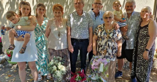 Montceau-les-Mines. Mariés depuis 60 ans, ils sont la fierté de toute une famille