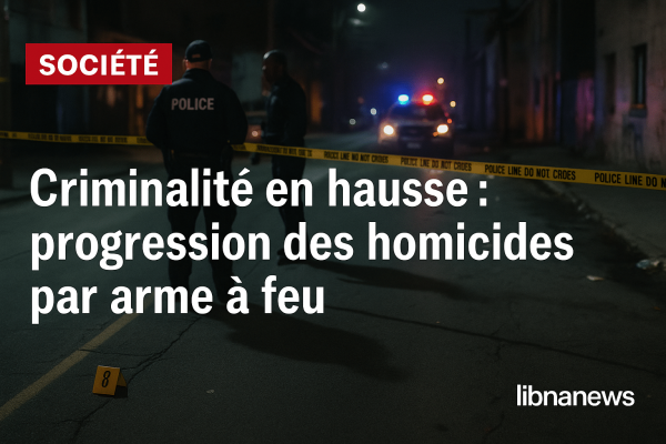 Criminalité en hausse : forte progression des homicides par arme à feu