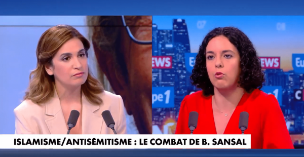 "C'est gentil de parler de ma propre religion" : Sonia Mabrouk et Manon Aubry, ambiance tendue en direct à l'antenne