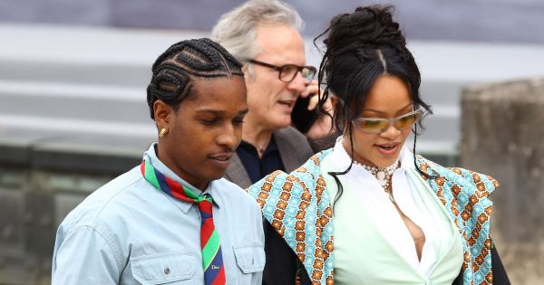 Défilé Dior : Rihanna et ASAP Rocky font leur arrivée pour le show le plus attendu de la Fashion Week
