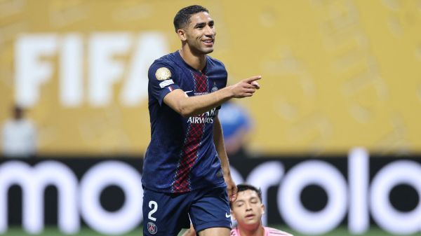 PSG-Inter Miami: la provocation de Hakimi envers Sergio Busquets après son but