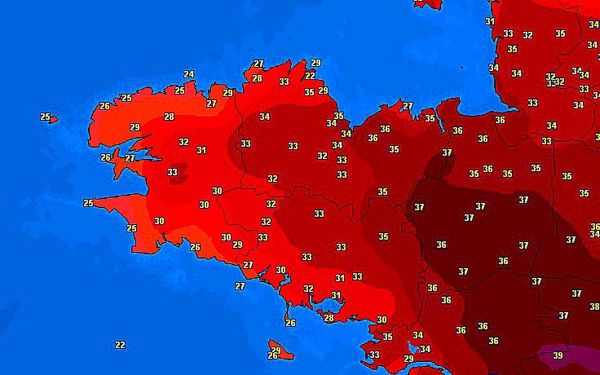 Canicule en Bretagne : où a-t-il fait le plus chaud ce lundi ?