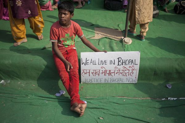 «Justice pour les victimes de Bhopal!»