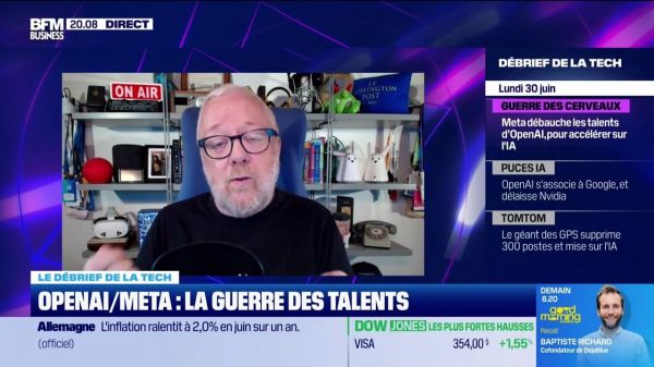 OpenAI/Meta : la guerre des talents - 30/06