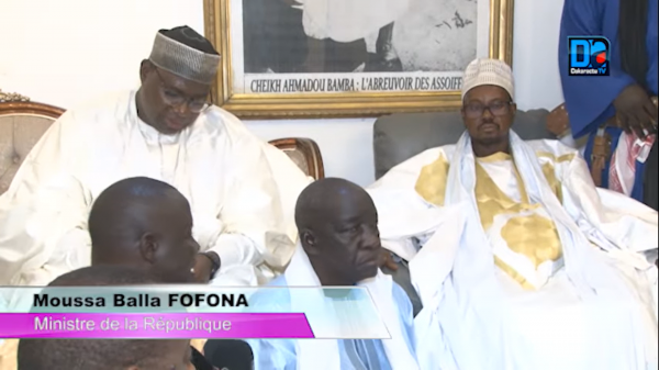 GUÉDÉ 2025 – Le ministre Moussa Balla Fofona chez Cheikh Bass dans le cadre du Magal