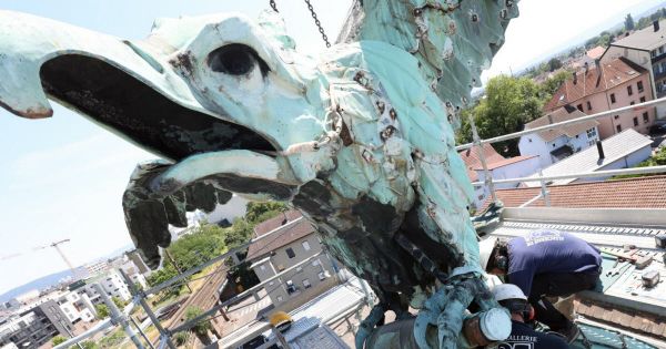 Saint-Louis. Pour la première fois en 118 ans, l'aigle de Fernet-Branca quitte la fondation pour être restauré