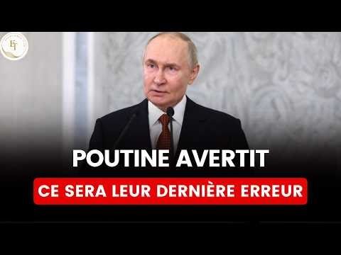 SANCTIONS, OTAN, TRUMP, UKRAINE... POUTINE RÉAGIT DEPUIS MINSK