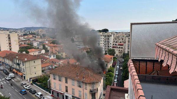 Un appartement totalement détruit par un incendie ce lundi soir à Nice