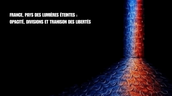 France, pays des Lumières éteintes : opacité, divisions et trahison des libertés