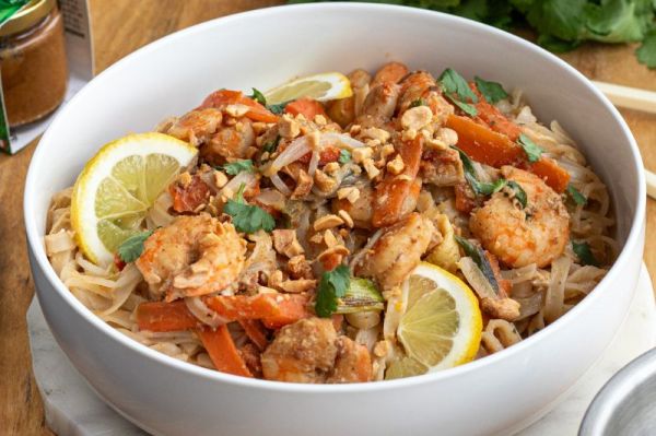 Pad Thaï aux crevettes, la recette facile