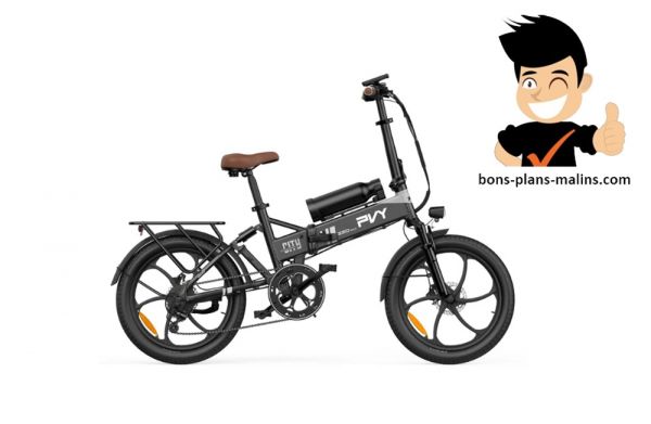 Boostez vos déplacements avec le vélo électrique PVY Z20 Max en promo à 889 €  ‍♂️