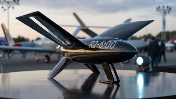 Un drone 100 % péi brille au Bourget : le R2-600 séduit par ses ailes en diamant