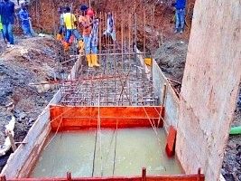 iciHaïti - Grand'Anse : La passerelle sur la Rivière Médisant progresse à un rythme soutenu