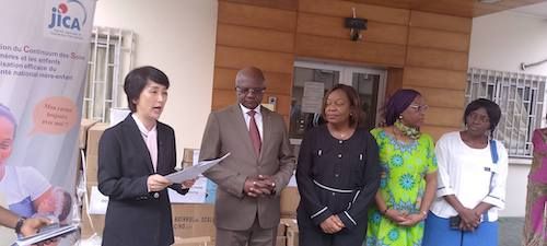 JICA en soutien la promotion de la santé maternelle et infantile au Gabon