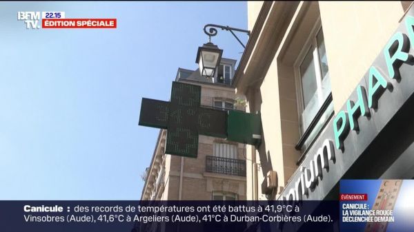 Édition spéciale : Canicule, jusqu'à 41°C demain - 30/06