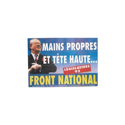 Mains sales, tête basse