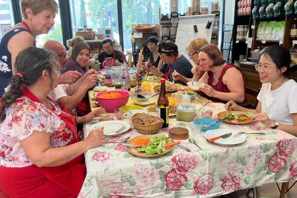 Atelier cuisine antigaspi à La MESA, un tiers lieu consacré à l'alimentation durable à Lyon