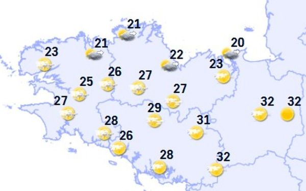 Météo en Bretagne : après une matinée nuageuse, soleil et chaleur ce mardi après-midi