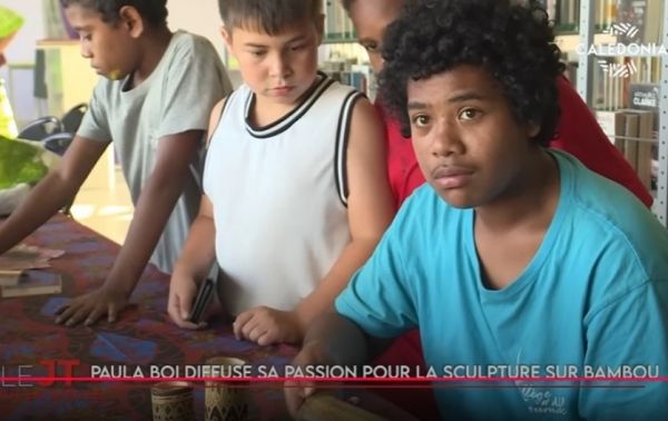 La passion de la sculpture sur bambou, prévention sur l'observation des baleines... Le JT de Caledonia du 30 juin
