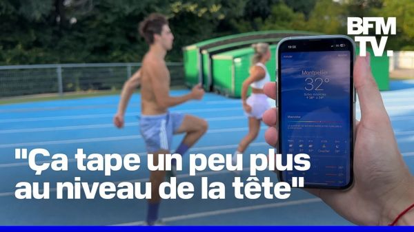 ROBIN DE BFM - Comment les sportifs s'adaptent-ils avec la canicule?