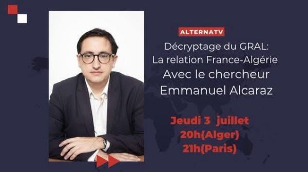 Le 3 juillet, un débat sur la relation franco-algérienne