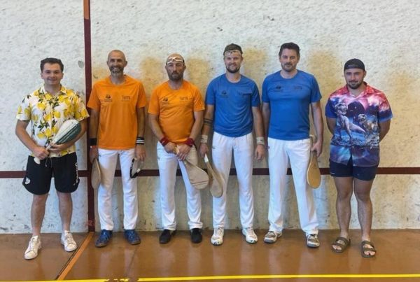 Pelote. Épilogue du tournoi mur à gauche d'Arette