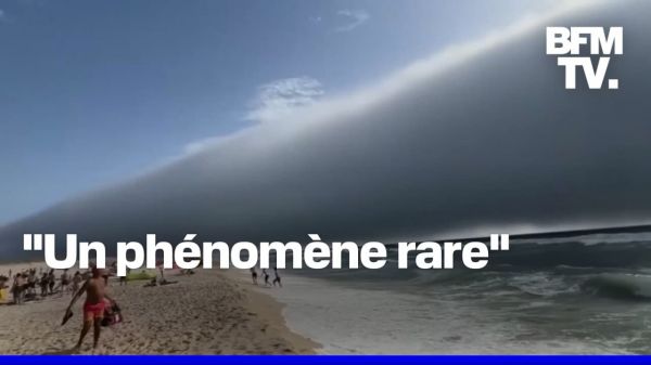 Les rares images d'un "nuage rouleau" au-dessus de Cabo da Roca au Portugal