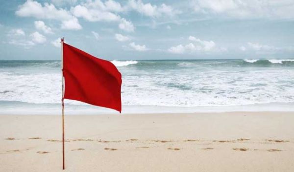 Drapeau rouge sur les plages : la Protection civile alerte