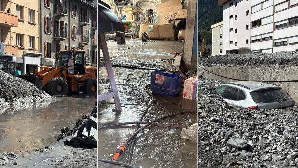 VIDÉO - Inondations en Maurienne : après les orages, pompiers et bénévoles se mobilisent pour nettoyer les rues