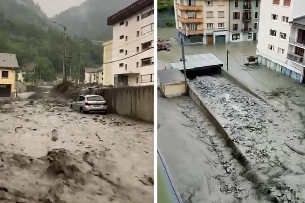 Savoie : de violents orages provoquent la crue la plus importante en soixante-dix ans