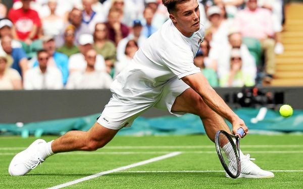 Wimbledon : l'exploit du fils de Loïc Féry, vainqueur de son premier match en Grand Chelem