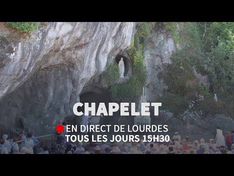 Chapelet du 1er juillet 2025 à Lourdes