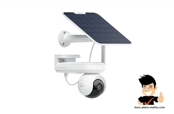Protection 360° avec la caméra de surveillance Altas PT Ultra 4K en promotion 148,19€