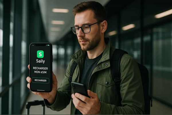 Comment recharger ou prolonger sa eSIM avec Saily ?