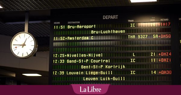 La circulation des trains à destination et en provenance de l'aéroport de Bruxelles interrompue