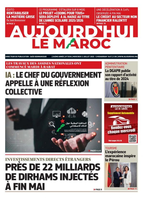 Journal électronique du Mercredi 2 Juillet 2025 🔒