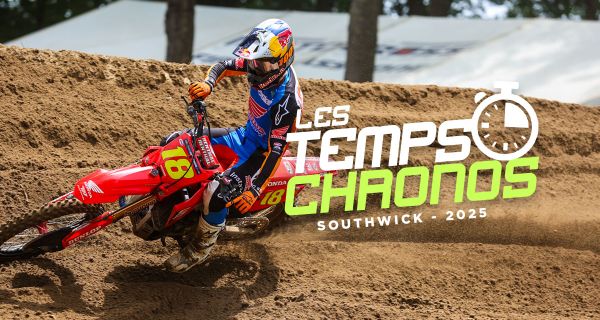 Les temps chronos du MX de Southwick