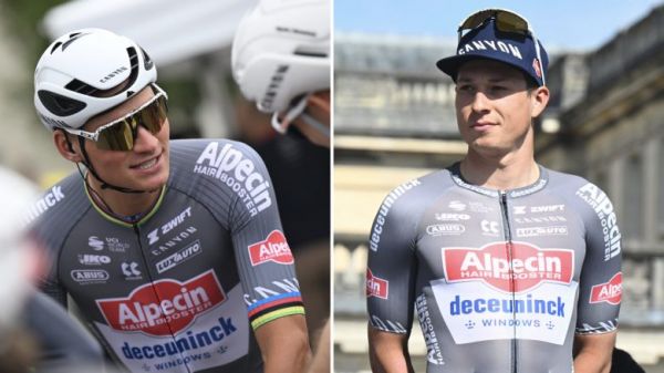 TDF. Tour de France - Alpecin-Deceuninck avec Mathieu Van der Poel et Jasper Philipsen