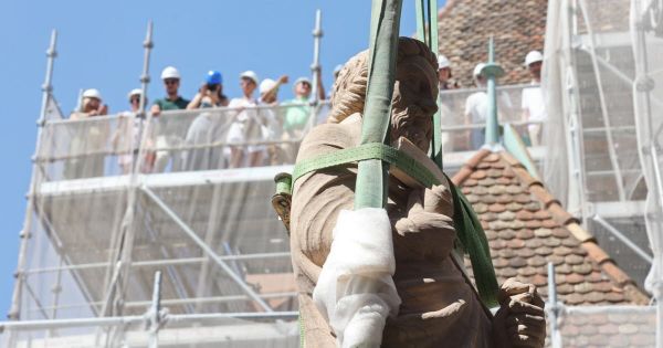 Haguenau. L'église Saint-Georges retrouve ses statues, un siècle après