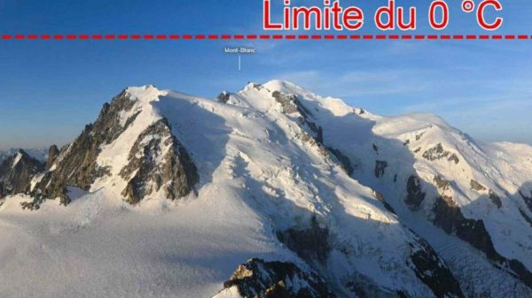 Canicule : même le sommet du Mont-Blanc n’est pas épargné