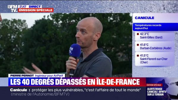 Pic de pollution en Île-de-France: "La pollution de l'air, c'est un décès sur dix", explique Pierre Pernot, ingénieur pour AirParif
