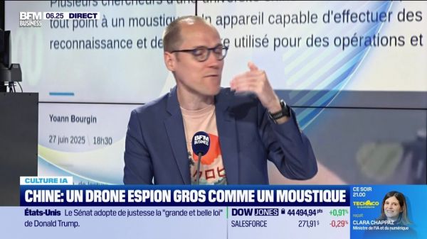 Culture IA : Chine, un drone espion gros comme une moustique, par Anthony Morel - 02/07