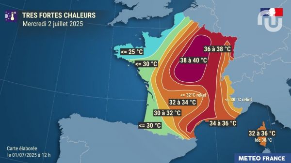 Canicule : 4 départements toujours en alerte vigilance rouge le 2 juillet, qu’est-ce que ça signifie ?