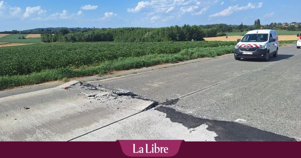 Pagaille en vue sur les routes : la chaleur a provoqué des soulèvements de chaussées à plusieurs endroits