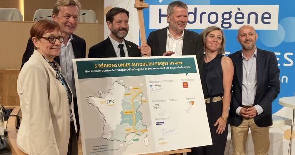 Cinq régions françaises se mobilisent pour Hy-Fen, future canalisation hydrogène portée par NaTran