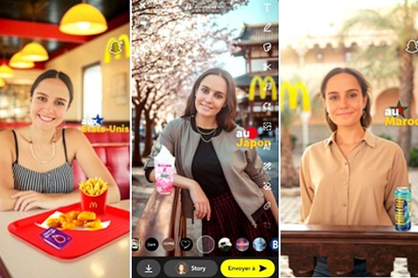 McDonald's France premier annonceur sur les filtres dopés à l’IA de Snap